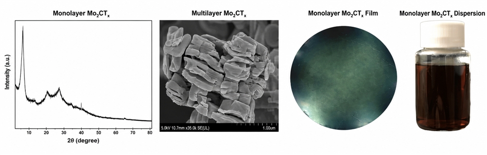 multilayer molybdenum carbide Mo2CTx MXene powder