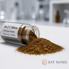 Pó de MXene Nb2CTx de carboneto de nióbio de camada única
