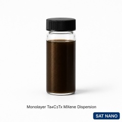 Dispersão de MXene de carboneto de tântalo de camada única Ta4C3Tx