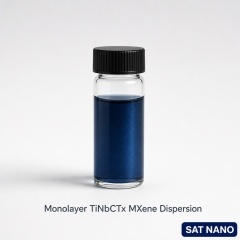 Dispersão de MXene de carboneto de titânio e nióbio TiNbCTx de camada única