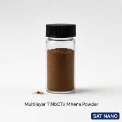 Pó de MXene de carboneto de titânio e nióbio TiNbCTx multicamada