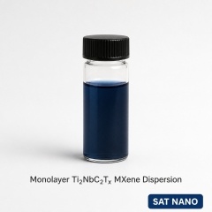 Dispersão de MXene Ti2NbC2Tx de carboneto de titânio e nióbio de camada única