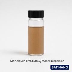Dispersão de MXene TiVCrMoC3 monocamada de liga de alta entropia